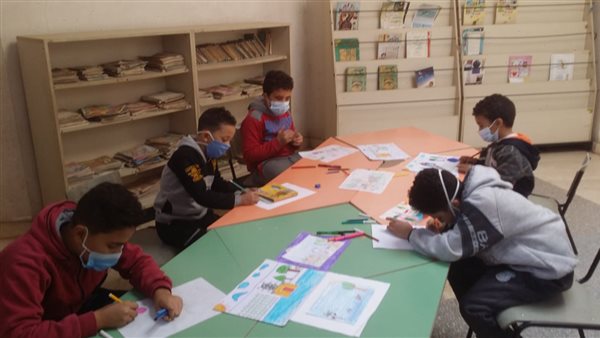 قبل أيام من العام الجديد..لوحات فنية لأطفال الغربية تؤكد على التعايش السلمي بين المصريين | صور