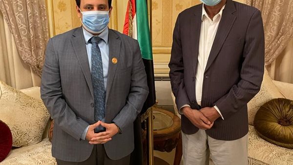 النائب أحمد سمير زكريا يلتقى السفير السوداني بالقاهرة