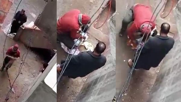 أنقذوها في آخر لحظة.. أب يجرد طفلته من ملابسها ويحاول إشعال النيران بها