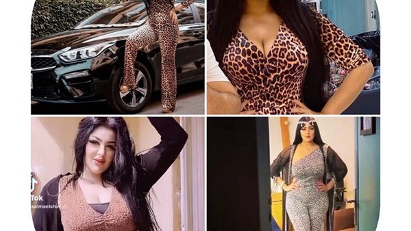 سترها الحجاب وأبرز أنوثتها جلد النمر.. سلمى الشيمي تثير الجدل بـ 5 إطلالات متشابهة | شاهد