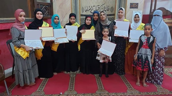 حفل لتكريم حفظة القرأن الكريم بقرية الحي بمركز الصف جنوب الجيزة