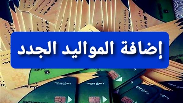 بحد أقصى 4 أفراد.. شروط إضافة المواليد الجدد لبطاقة التموين 