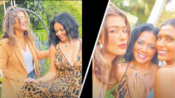  بفستان تايجر.. رانيا يوسف ترقص على أغنية روبي الجديدة| شاهد