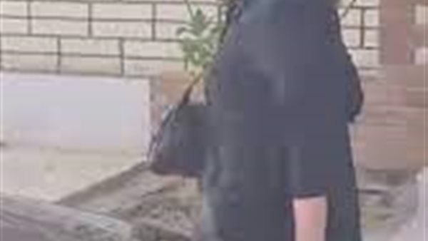 شاهد..دنيا سمير غانم تجهش بـ البكاء أمام قبر والدها