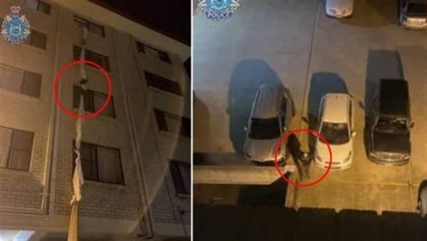 على طريقة الأفلام.. مسافر يهرب من الحجر الصحي ومفاجأة تنتظره بالأسفل| شاهد 