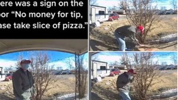 زبون رفض دفع إكرامية.. تصرف غريب من سائق دليفري | شاهد 