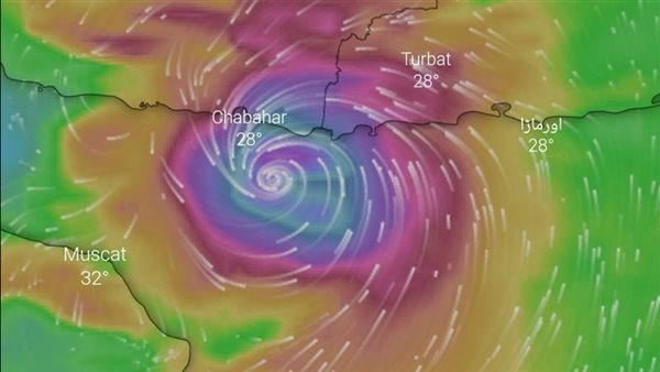 الأرصاد تكشف التفاصيل..هل يصل إعصار شاهين مصر؟