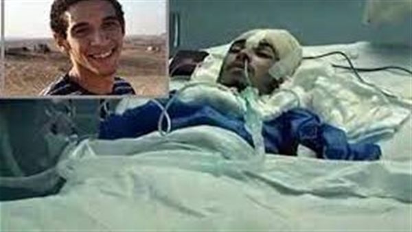 بعد رحلة علاج استمرت 10 سنوات..عودة مصاب الثورة معوض عادل من انجلترا