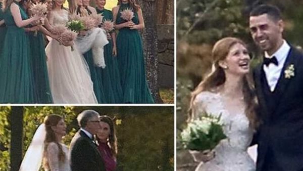 عملوا فرح إسلامي ثم مدني..لقطات من حفل زفاف ابنة بيل جيتس ونائل نصار | شاهد