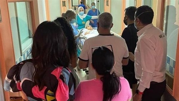 هذه حالتها..اللقطات الأولى للفنانة بشرى بعد تعرضها لحادث في الجونة | فيديو وصور