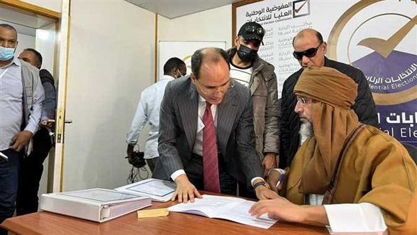 بيان حراك رشحناك بشأن تقدم سيف الإسلام اوراق ترشحه للرئاسة