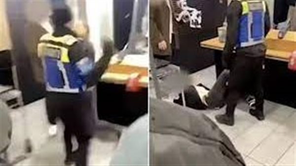 انتهت بالسحل.. حارس مطعم شهير يعتدى على سيدة بطريقة وحشية | فيديو 