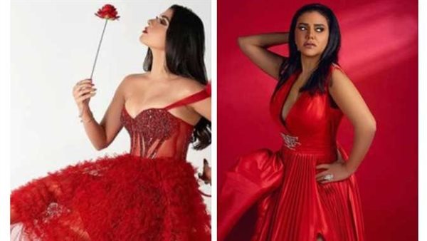 رانيا يوسف الأجرأ.. نجمات الفن يشعلن السوشيال ميديا باللون الأحمر احتفالا بالفالنتين | شاهد