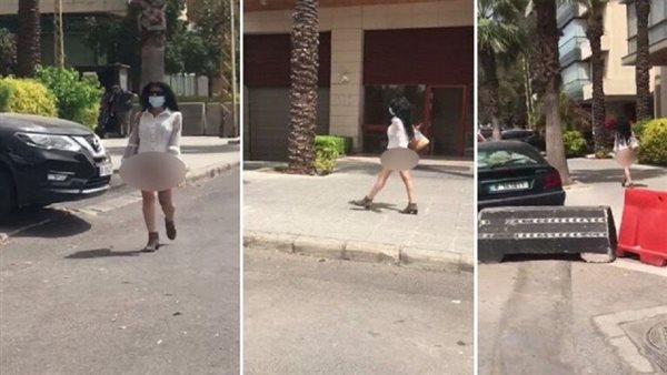 هكذا بررت فعلتها.. لماذا مشت رانيا نصف عارية بشوارع بيروت؟ | شاهد
