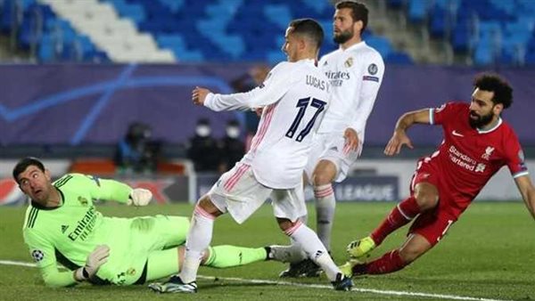 قبل نهائي دوري أبطال بين ليفربول وريال مدريد.. رسالة نارية من كورتوا لـ محمد صلاح 