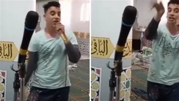 مطالبات للأزهر بالتدخل.. فيديو صادم لشاب يرقص على أغاني شعبي داخل المسجد | شاهد