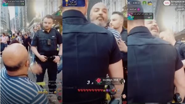 التحرش السبب.. فيديو جديد للحظة اعتقال الإخواني بهجت صابر خلال بث مباشر | شاهد