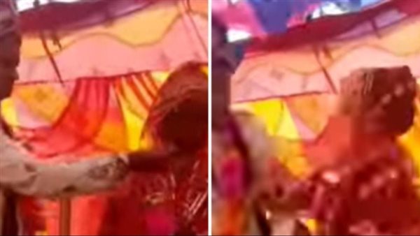 لسبب صادم..عروسة تصفع عريسها خلال حفل زفافهما وسط ذهول الحاضرين | فيديو