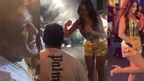 قبلة وغزل.. هيفاء وهبى تشعل السوشيال ميديا بفيديو مع حمو بيكا | شاهد