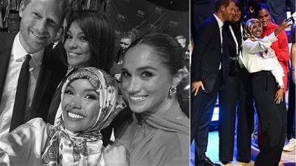 من مخيم لاجئين لمستشارة.. من هي عارضة الأزياء المسلمة التي ظهرت مع ميجان ماركل؟