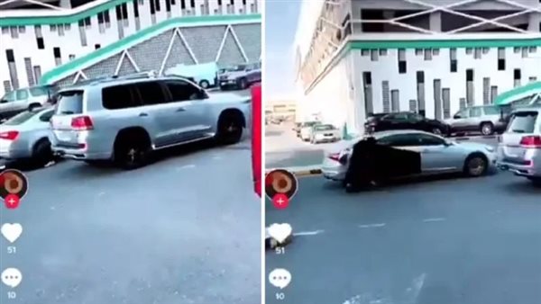 فيديو صادم.. لحظة سحل سيدة منتقبة وسط الشارع في السعودية | شاهد