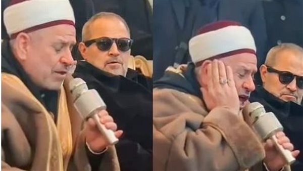 مشهد مؤثر.. جورج وسوف يطلب تلاوة القرآن في عزاء ابنه وديع