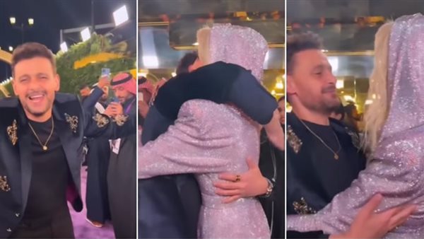 بالأحضان.. رامز جلال يثير ذعر مايا دياب فى السعودية | فيديو