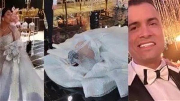 ايه السجود العريان ده.. تعليقات نارية بسبب تصرف زوجة حسن شاكوش خلال زفافهما | شاهد