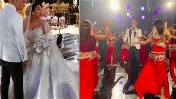 فيديو يظهر لأول مرة.. حسن شاكوش ينفعل بشدة في حفل زفافه على المعازيم | شاهد