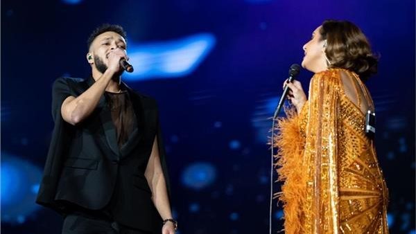 بليزر حريمي.. هجوم ناري على ويجز بعد ظهوره في حفل أنغام 