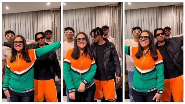 احتفالًا بحلول عيد الفطر.. وصلة رقص لـ مي كساب مع زوجها | شاهد