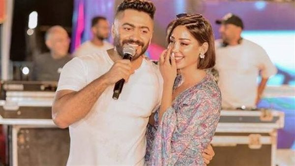 وصلت لأخري..رسائل جديدة من تامر حسني بعد أزمته مع بسمة بوسيل