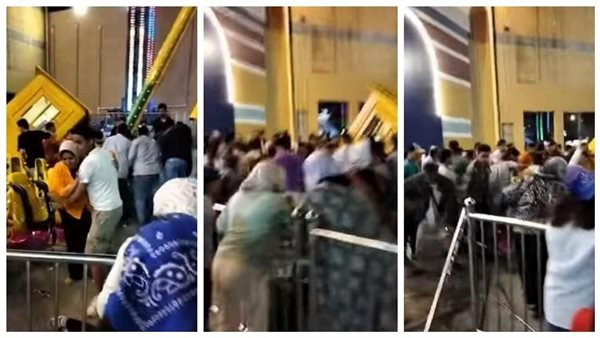 دماء داخل مول شهير.. اللقطات الأولى لسقوط لعبة ملاهي في الإسكندرية | فيديو