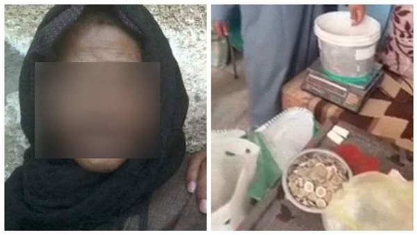 كنز غوايش مليون جنيه فكة.. ثروة المتسولة الراحلة تثير الجدل في قنا | شاهد