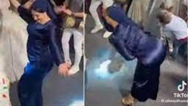 طلاق وضبط المصور.. تطورات جديدة في واقعة رقص صاحبة الفستان الأزرق | فيديو
