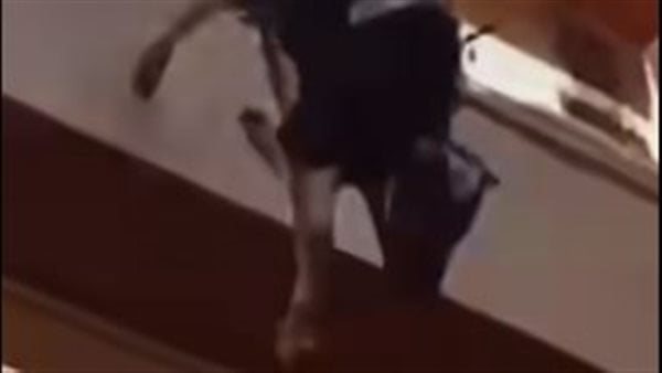  وقع من على السطح ومات.. مقطع مروع لهروب عجل في عيد الأضحى| شاهد