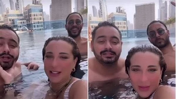 بعد ظهورها المثير للجدل بحمام السباحة.. إطلالة جديدة لـ أسما شريف منير | شاهد