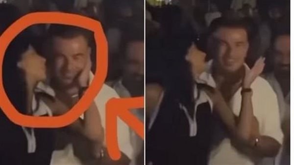 بعد داليدا خليل.. عمرو دياب يثير الجدل مع فتاة أخرى | فيديو