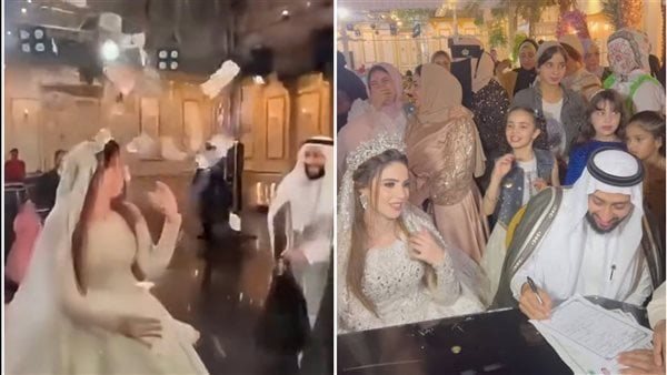 العريس خليجي والمعازيم بتلم فلوس.. فيديو العروسة المصرية يثير غضب المتابعين وهذه حقيقة جنسيتهما | شاهد