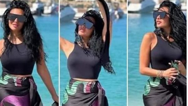 كاش مايوه.. إطلالة مثيرة للفنانة مريهان حسين من الساحل الشمالي | شاهد