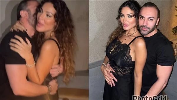 قبلات وأحضان.. نادين نجيم تحتفل بعيد ميلاد خطيبها | شاهد