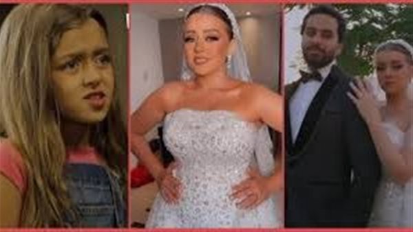أثارت ضجة على السوشيال ميديا.. شاهد صور حفل زفاف طفلة مسلسل الكبير أوي