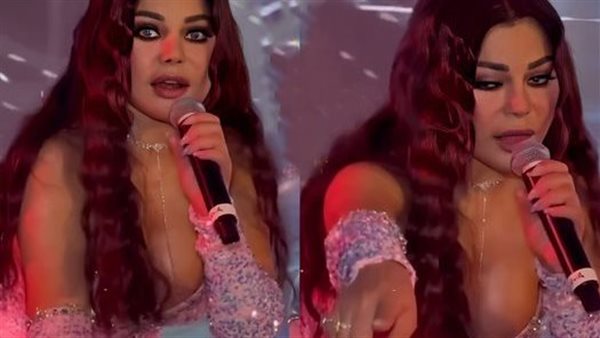 الفستان وقع.. هيفاء وهبي تتعرض لموقف صادم على المسرح | فيديو