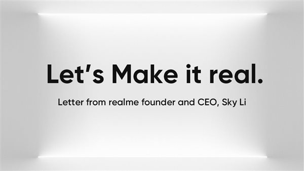 ريلمي تستعد لتغيير شعار العلامة التجارية الى” Let’s Make it real