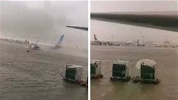 نحتاج قوارب للوصول إلى المنازل.. مشاهد غير متوقعة للأمطار والطقس السئ في الإمارات | فيديو