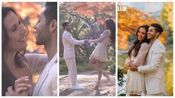 البداية تطبيق مواعدة.. القصة الكاملة لخطوبة مينا مسعود والهندية إيميلي شاه | شاهد