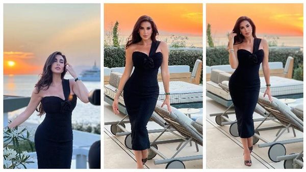 فستان مثير.. ياسمين صبري تبرز أنوثتها بإطلالة جديدة | شاهد