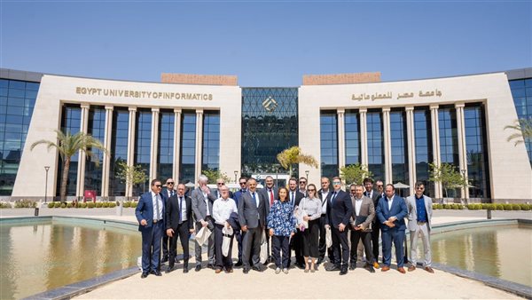 جامعة مصر للمعلوماتية تستقبل وفود من أسترازينيكا العالمية وقادة الأوساط الأكاديمية والصناعية بالمجر