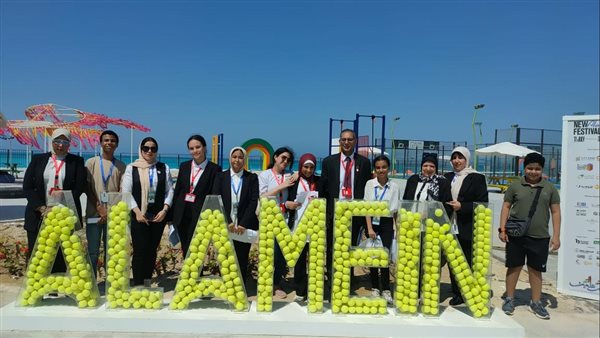 الأكاديمية العربية بالعلمين تستقبل وفد طلابي من مدارس بدر 