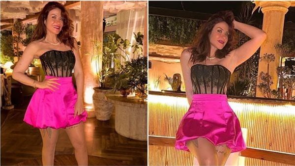 قصير جدا.. إطلالة جريئة جديدة للفنانة هيدي كرم | شاهد